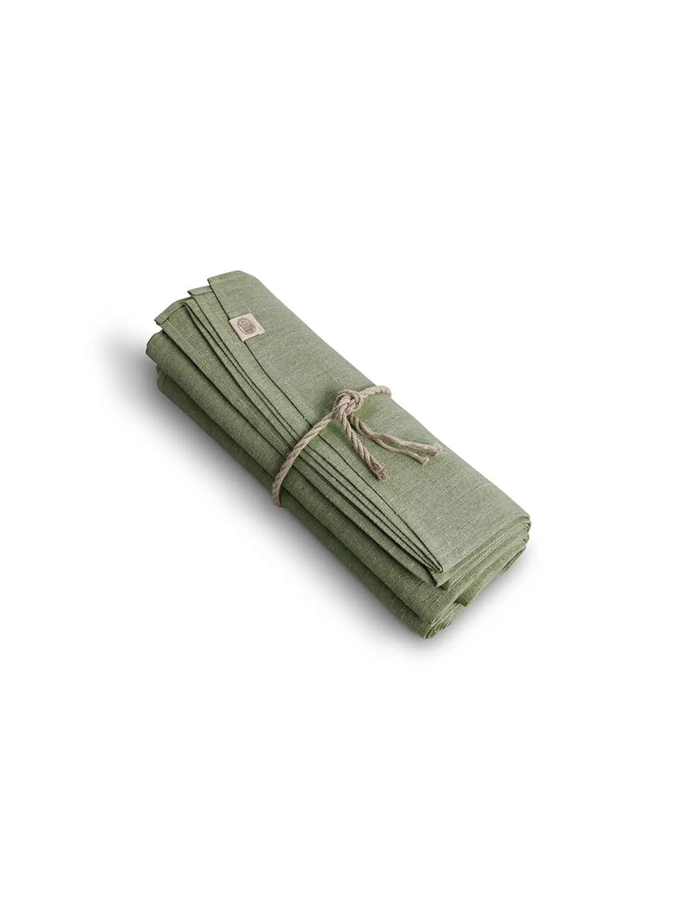 LOVELY LINEN | Leinen-Mitteldecke "Erik" 100x100cm (salbei) | 